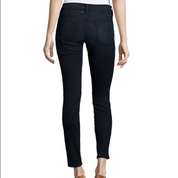 FRAME DENIM "LE SKINNY DE JEANNE" Mid-Rise Jeans In "MANOR AVENUE" - Picture 3 of 4